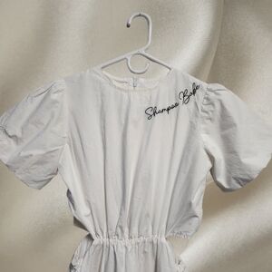 White Long Sleeve Dress